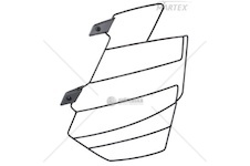 Ochranná mřížka světlometu Volvo FM 21- levá MTX COR-VOL-5356