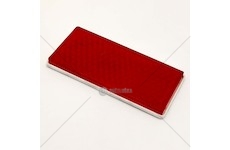 Odrazka 105x48 červená samolepící