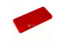 Odrazka 90x40 červená samolepící