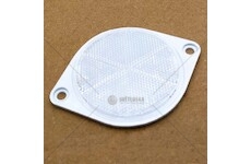 Odrazka bílá D75 s ušima