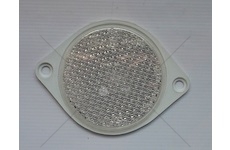 Odrazka bílá FI75, rozteč 100mm