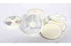 Odrazka bílá kulatá 60mm s otvorem, samolepící 26108103_A