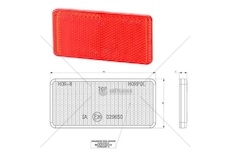 Odrazka červená 94x44mm samolepící 0012650_A