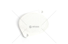 Odrazka kulatá s úchytem bílá WAS 517/B