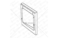 Odrazka obdelníková samolepící žlutá UP60T/Z