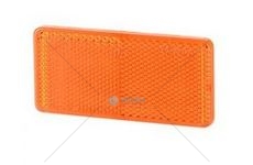 Odrazka obdelníková žlutá HORPOL UO030