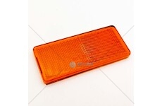 Odrazka oranžová 96x42 samolepící