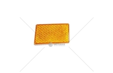 Odrazka oranžová samolepící 91x57mm