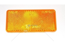 Odrazka oranžová samolepící 96x42mm