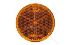 Odrazka oranžová samolepící kulatá 60mm