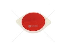 Odrazka s uchem červená  FI 81mm