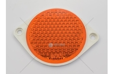 Odrazka žlutá s úchytem WAS 517