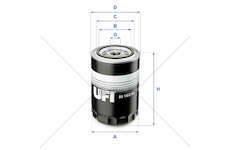 Oil Filter 829 700 - 20 (127) 2.0 3/4-16 UNF Ufi