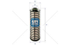 Oil Filter CARTUCCIA FILTRO OLIO STRALIS EURO 5 Ufi