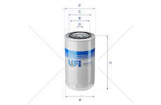 Oil Filter FILTRO OLIO 35C14/S17 50C14/17 Ufi