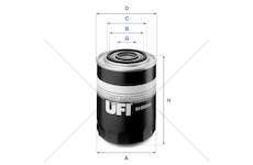 Oil Filter FILTRO OLIO SOFIM DAILY DOPPIA FILTRAZ. Ufi