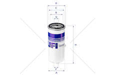 Oil Filter Filtro Olio spin-on Ufi