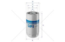 Oil Filter FILTRO OLIO TECTOR AVVITABILE Ufi