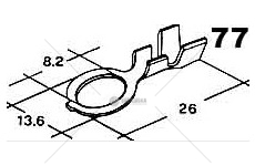 Oko kabelové 8,2 mm 1,5-4mm vodič