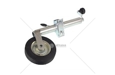 Opěrné kolečko pro přívěs KM-01 PROFI průměr 48mm 150kg + držák opěrného kolečka