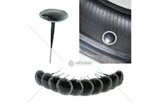 Opravný hříbek se záplatou 6 mm pro pneumatiky sada 10 ks GEKO