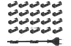 Organizér/kabelová spona 30x10mm, sada 20ks KELTIN