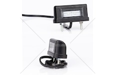 Osvětlení spz boční 12v/24v 2xled, černé, kabel 0,25m 0103740_A