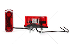 Osvětlení SPZ diodová červená WAS W53/DIODA