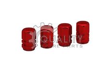 Ozdobné kryty ventilků červené