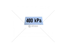 Označení tlaku pneumatik - 400kPa TAB 400