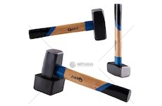 Palice kovová na dlažbu 2kg, s gumovým krytem GEKO
