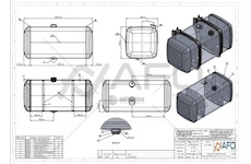 Palivová nádrž MB 650L 1500X690X690 900189