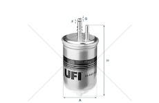 Palivovy filtr ford transit connect 02> 06> 1.8 tdci 06> WUFI 24.445.00
