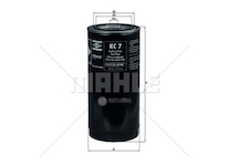 Palivový filtr MAHLE KC 7