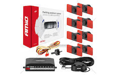 Parkovací asistent Bzučák 8 senzorů černá vnitřní 16,5mm