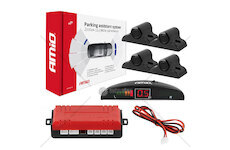 Parkovací asistent LED 4 senzory černé 19mm TRUCK