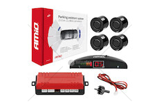 Parkovací asistent LED 4 senzory černé