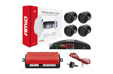 Parkovací asistent LED 4 senzory černé GOLD 18mm