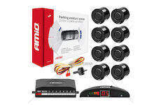 Parkovací asistent LED 8 senzorů černé