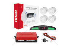 Parkovací asistent LED COB 4 senzory bílé