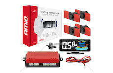 Parkovací asistent LED-GRAF 3D 4 senzorů černá vnitřní 16,5mm