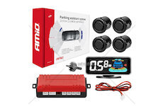 Parkovací asistent LED-GRAF 3D 4 senzorů černých GOLD 18mm