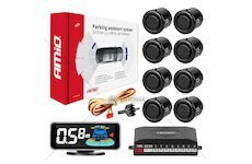 Parkovací asistent LED-GRAF 3D 8 senzorů černých GOLD 18mm