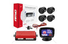 Parkovací asistent LED-GRAF 4 senzory černé 