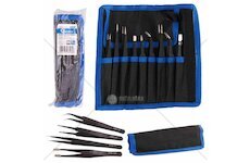 Pinzety antistatické, sada 9 ks - GEKO