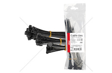 Plastové stahovací pásky, sada 60 ks AMiO-04314