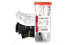 Plastové stahovací pásky, vícebarevné AMiO-04317