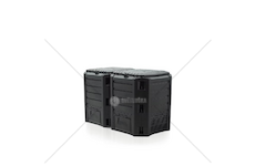 Plastový kompostér 800l, 2 moduly - černý MODULE COMPOGREEN