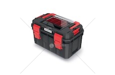 Plastový kufr, box na nářadí KXSA4530F X-BLOCK SOLID TOOLBOX ALU LOG KISTENBERG