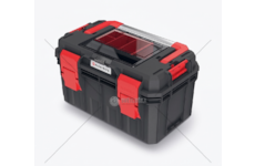 Plastový kufr, box na nářadí KXSA4530F X-BLOCK SOLID TOOLBOX ALU LOG KISTENBERG